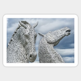 The Kelpies  located between Falkirk and Grangemouth, Scotland Sticker